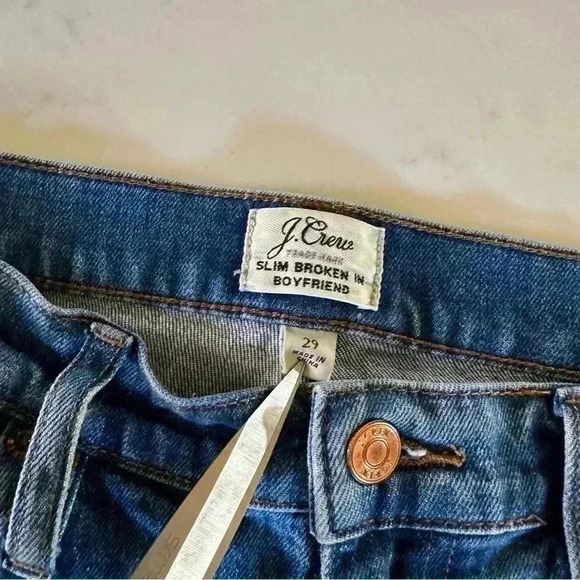 J. Crew Women's Straight Leg Jeans - Blue - Picture 7 of 10